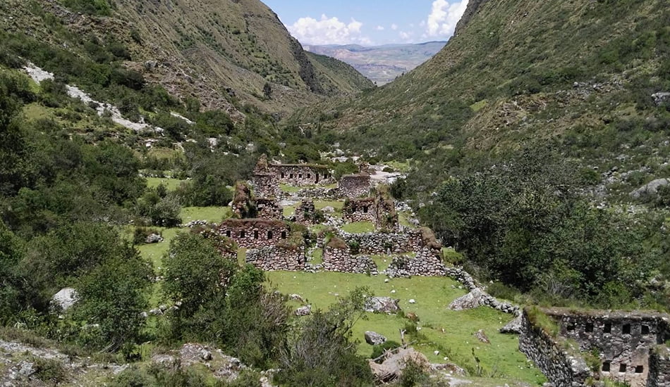 Lares trek to Machu Picchu - Inca remains